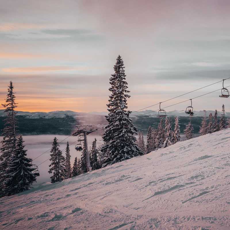 Det ryker om granen i #tegefjäll #åre #duved 