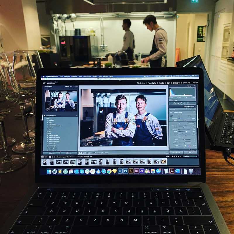 Har ynnesten att få föreviga en helt grym kväll 🤘🏼🙌🏻 #juniorkockarna #scan #foodphotography #foodporn #chef #kitchen #portrait #light #juniorkocklandslaget #kock #matlagning