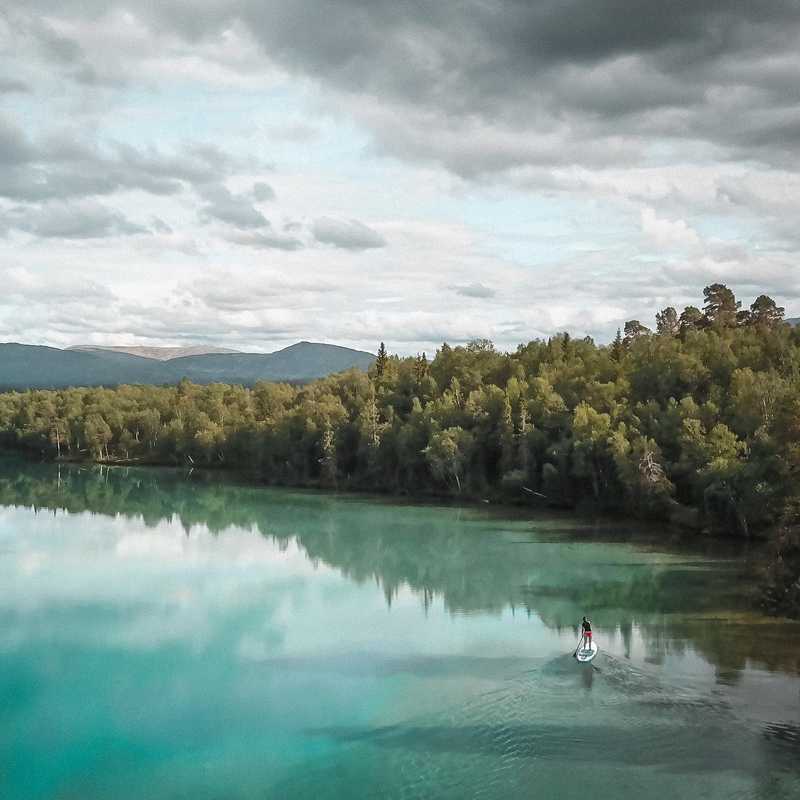 Blues #sup #photo #blanktjärn #vålådalen #åre #nature #mountain #water #blue #camera #drone